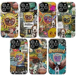 Sublime Punk Rock Band Lou Dog Graphic Phone Case - Custom Edgy Surf Punk Aesthetic, Heavy-Duty Shockproof Rubber Protection, Handheld Resistance for iPhone 17 Pro Max,16,15,14,13,12,11, Mobile Accessories, Tech Accessories