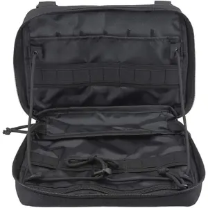 Tactical Admin Molle Pouch, Medical EDC EMT Utility Bag Shell Design Attachment Pouches 1000D Nylon Hiking Belt Bags