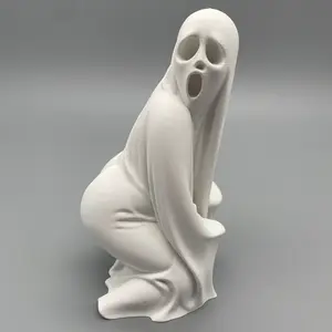 Twerking Ghost Figurine Halloween Decor - Funny Spirit Statue Unique Creepy Cute Halloween Parties & Quirky Home Decor