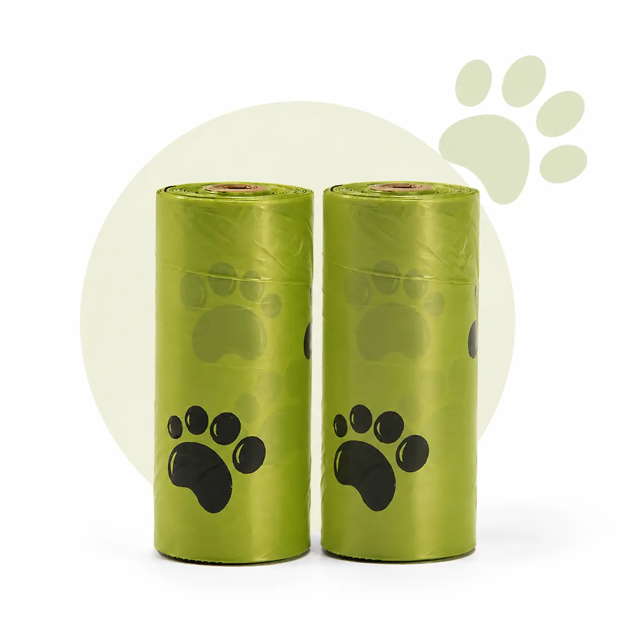 PiPiDoDo Dog Poop Bags Roll Pack - Durable, Leak-Proof, Biodegradable Eco-Friendly Cleanup Aid, 15 Bags per Roll, Ideal for Dog Walks, Outdoor Cleanup