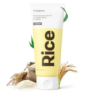 VEGREEN Rice Facial Wash Cleanser 5.07 fl oz