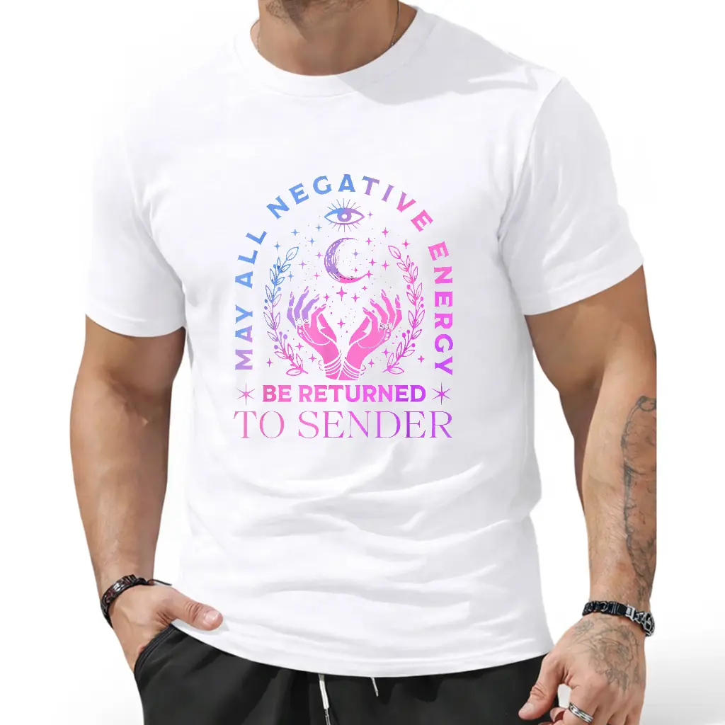Magic Moon T-Shirt - Unisex Cotton Relaxed Fit Tee with Celestial Graphic Print, Slight Stretch & Elastic Comfort, Machine Washable,  for Casual & Outdoor Wear, Allseason Apparel |     Mystical Design |     Comfortable Clothing