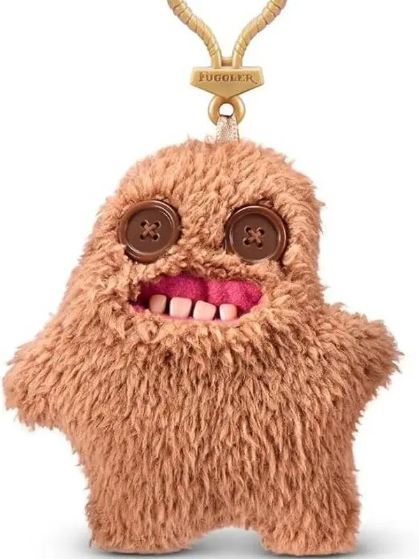 Fuggler Key Rings 5" Plush Keychain - Brown