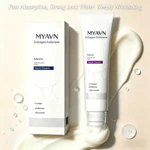 Reduces Wrinkles and Double Chin,Five Rollers for All Around Massage,Neck Firming Cream,Collagen Neck Cream,Relieves Edema,Suitable for Wrinkled Skin,with Hyaluronic Acid,VitaminC+E.