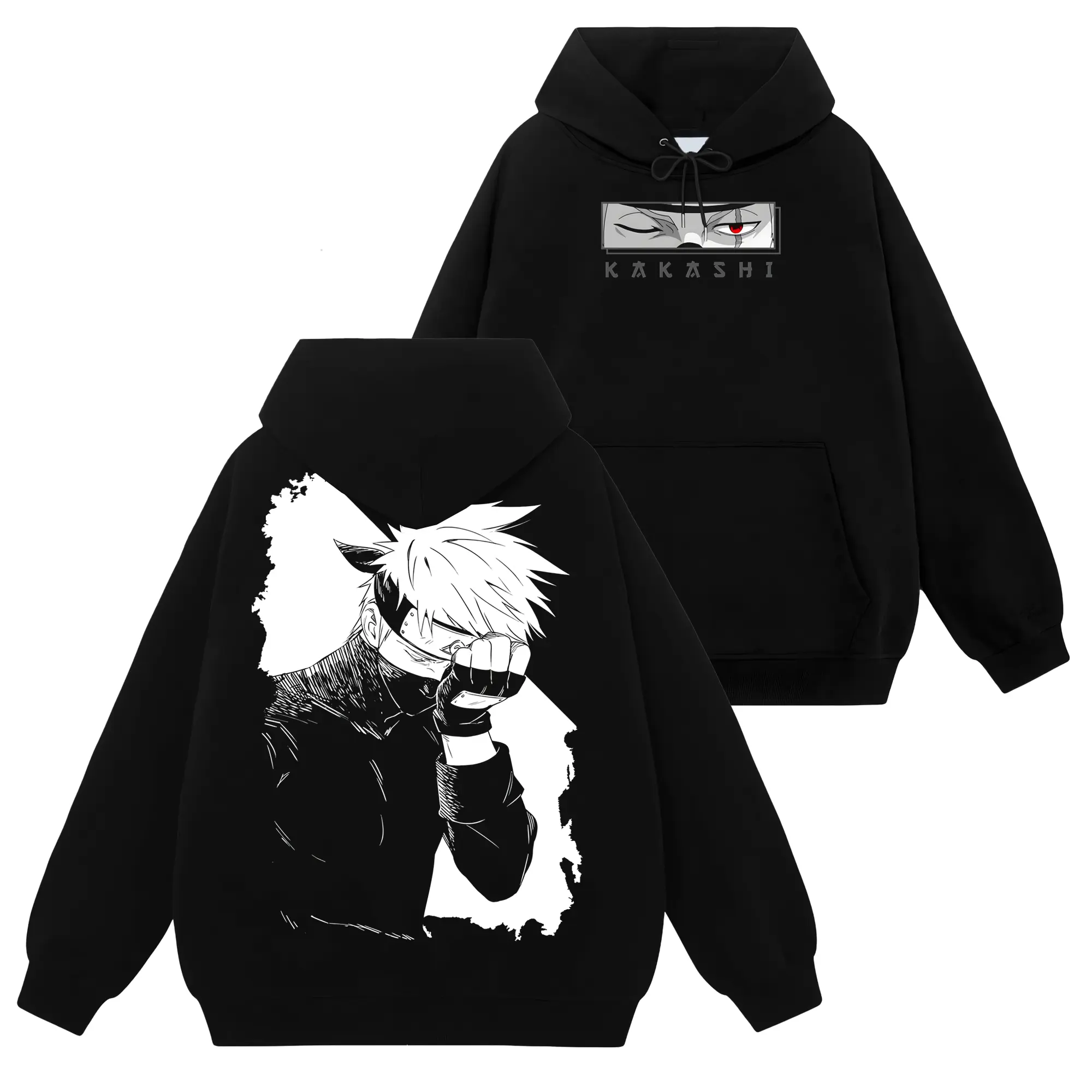 [Shinobi Shop] Limited Kakashi Hatake - Naruto Shippuden #105 Hoodie T-Shirt Sweatshirt, Retro Vintage Unisex Graphic 90s Cotton, Gift For Wibu, Anime Manga Y2K Streetwear Fabric Womenswear