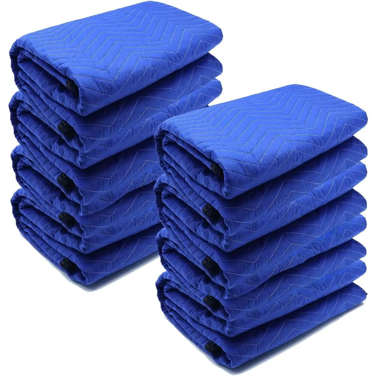 8 Pack Moving Blankets 40x72in Heavy Duty Padded Packing Blankets for Moving Shipping Protecting Furniture Professional Quilted Furniture Blankets for Moving Supplies