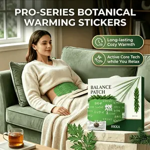 Japanese Herbal Patch Pad Balance Patch, Pro-Series Botanical Warming Stickers - SummerVibes Targeted ThermalSupport for Active Lifestyles (5pcs)