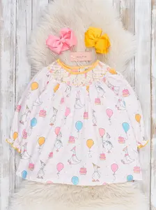 Balloon Bash Smocked Dress
