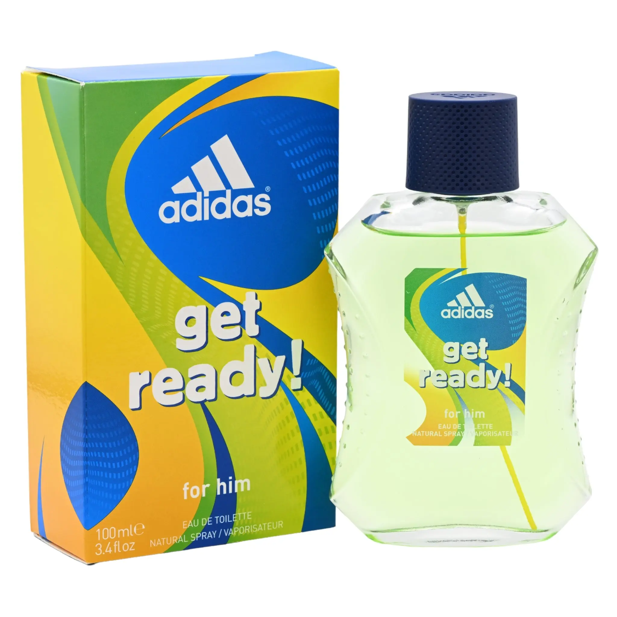 Adidas Men's Assertive EDT Cologne - 3.4 fl oz (3.3 oz Equivalent), Versatile Lavender-Base Citrus Fruit-Flavored Masculine Fragrance with Pineapple Blend, New in Box Packaged Men's Fragrance, Citrus Men's Fragrance