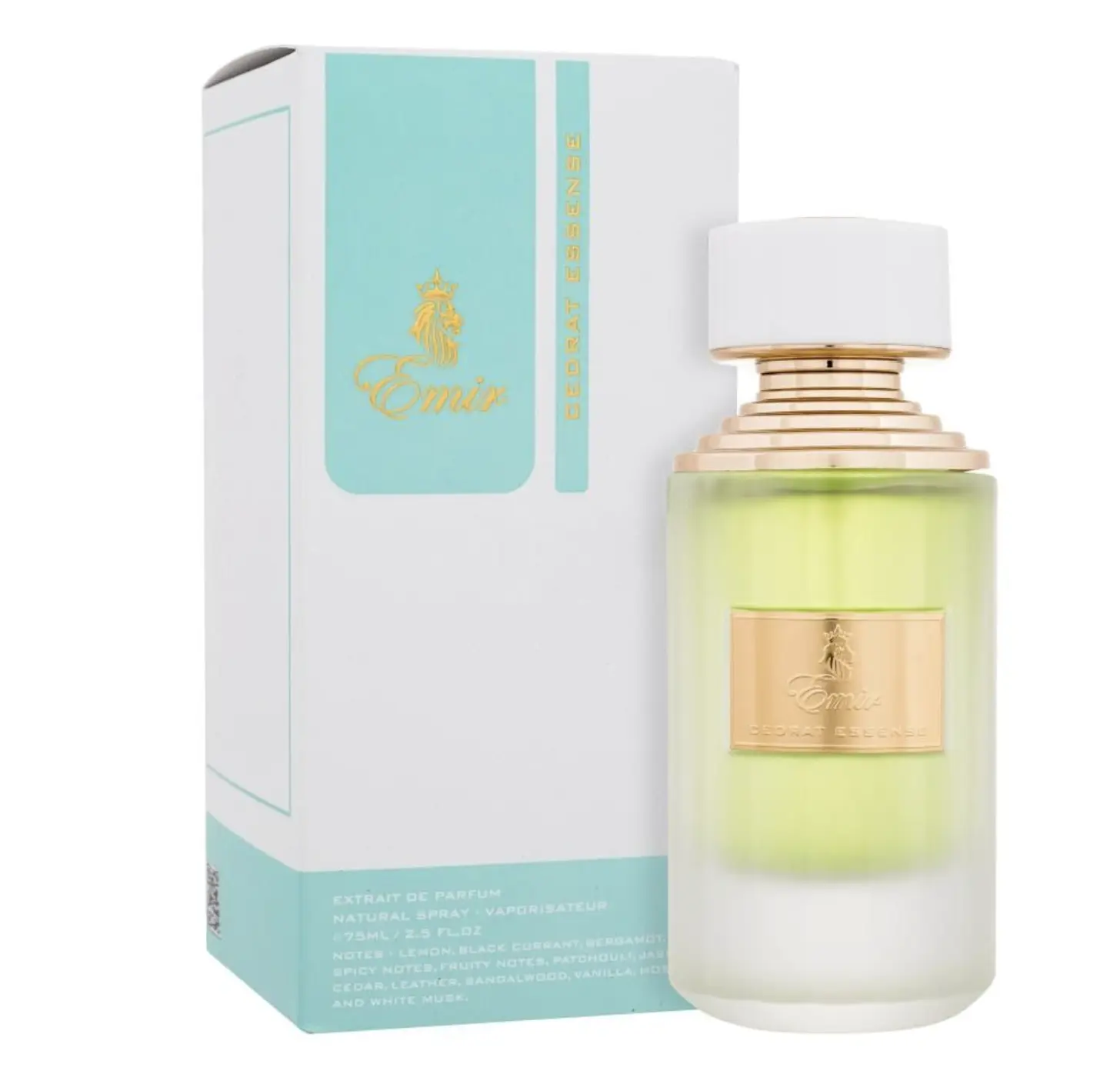Paris Corner Emir Cedrat Essence Eau de Parfum, 2.7 oz | Unisex Citrus Aromatic Fragrance with Fruity, Herbal, and Cedar Notes