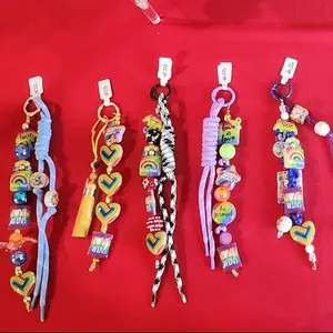 Pride Month Key Bag Charms Hand Crafted Designs for Celebrating Diversity and Inclusion Numbered 22-41 (pick you fav :) ONLY ONE of EACH Unique Accessories for Your Key/Bag