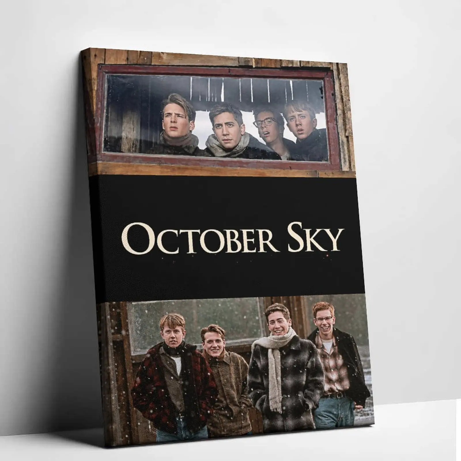 October Sky Movie Canvas Wall Art Poster Print Vintage Inspirational Youth Drama Film Canvas Painting Friendship Graphic Picture Decor for Living Room Bedroom Studio