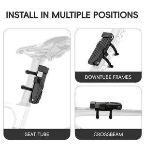 ROCKBROS Bicycle Lock Portable Folding Bike Lock Electric Battery Bike Motorcycle Anti-Theft Lock