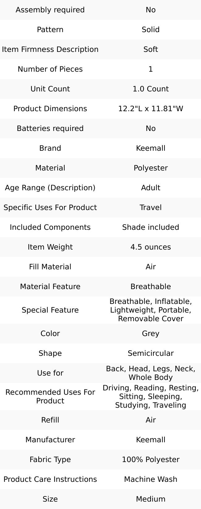 Inflatable Travel Neck Pillow for Airplane Sleeping Blow up Neck Support Air Pil Comfortable & Portable Design with Carry Bag