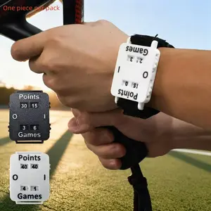 Portable Sports Scoreboard Wristband, Mechanical Dial Scoring Device, Ideal for Games and Training, Compact and Convenient Design