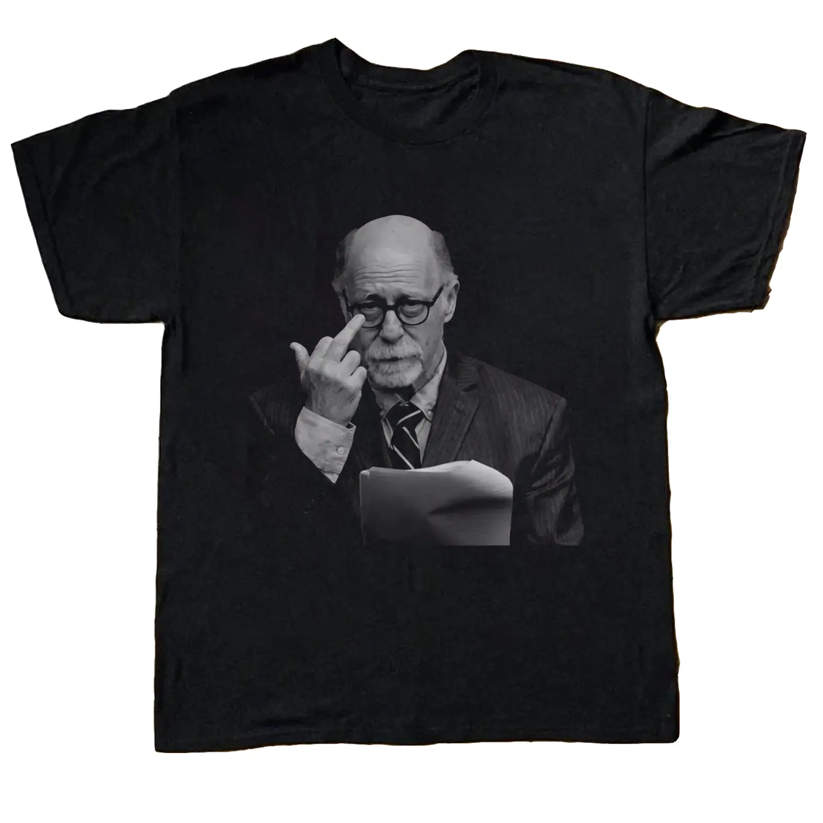 Dr. Donald Condie Middle Finger Comfort Color T-Shirt Lindsay Clancy' Courtroom Lawyer Portrait Tee Ring Spun Cotton Casual Soft Washed T-Shirt