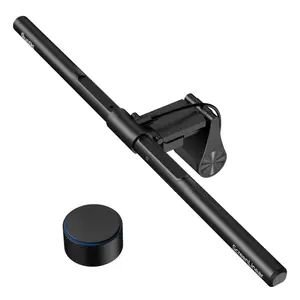 Quntis Monitor Light Bar with Remote Control, For Curved/Flat Monitor, Screen Light Bar Home Office Gaming Desk Setup Lamp MU208 (20.1Inch) Adjustable Leds Dimmable Lighting