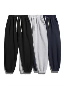Men's Solid Color Drawstring Waist Sweatpants, Casual Comfy Loose Fit Pocket  Jogger Pants for Daily Wear, Men's Trousers for All Seasons