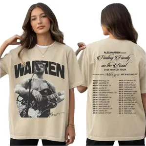 Alex Warren Eras Tour 2026 Vintage Shirt, Indie Music Aesthetic Unisex Graphic Tee Fan Gift