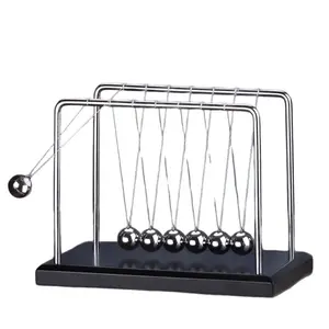 Extra Large 7-Ball Newton's Pendulum - Magnetic Levitation Instrument, Smooth Floating Desktop Ornament, Modern Minimalist Home Decor for Office Desk Shelf, Creative Gift, Extra Large Seven-Ball Newton's Pendulum