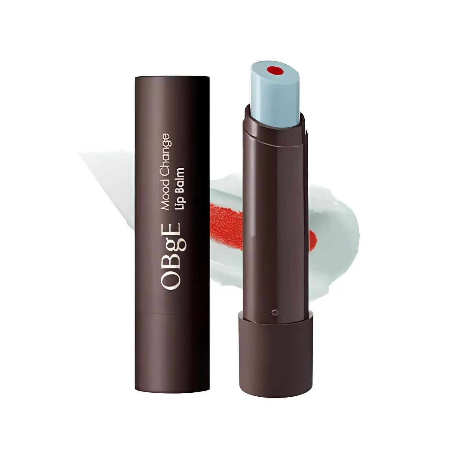 [OBgE] Mood Change Lip Balm - Natural Color-Changing Lip Moisturizer for Dry Lips, All-Day Hydration Lip Care Chapstick with Beeswax, Long-Lasting & Natural Finish, Korean Beauty 0.1 oz