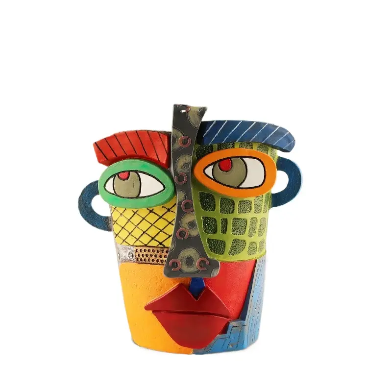 Funky Flower Pot Charm - Vibrant and Peppy Resin Body, Creative Costume Jewelry Accessory for Unique Looks, Custom Charms, Abstract, Playful Look, Unisex Wear, All-Season Appeal, Year-Round, Everyday, Any Wardrobe