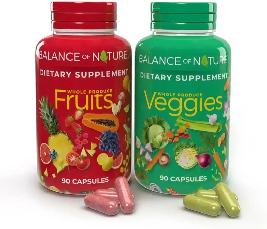 Balance of Nature Whole Food Supplement, Fruits & Veggies, 30 Servings