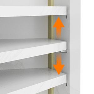 GARVEE Wine Bar Cabinet: Stylish MDF with Iron Legs, Ample Storage, Removable Racks, and Convenient Drawer for Easy Assembly and Organization of Your Wine Collection.