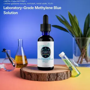 USP Grade Methylene Blue Grade  - Boost Your Energy & Metabolism Healthcare Glass