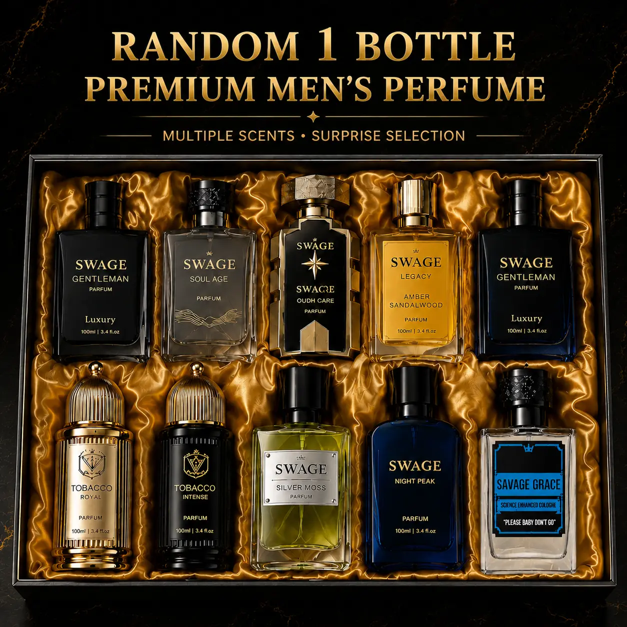 Men's Hair Perfume Spray, Long-Lasting Elegant Cologne, Fragrance Mist for Daily Wear & Special Occasions, 1.69oz/3.38oz
