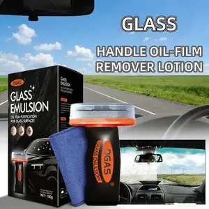 Automotive Handheld Oil Flmr Cream for Car, Windshield Oil Film Eraser Wand, Window Oil Film Cleaning, Removes oil film & Smudges, Improve Windshield Clarity for Safe Driving