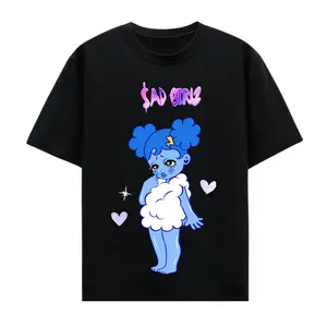 Sadgirlz Graphic Tee | Mexican Streetwear Concert Merch Shirt for Music Fans