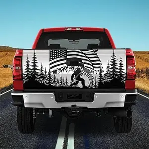 US Flag Bigfoot Truck Tailgate Wrap, Bigfoot Truck Tailgate Wrap, USA Flag Truck Tailgate Wrap, Patriotic Bigfoot Tailgate Wrap, Stars and Stripes Truck Tailgate Wrap