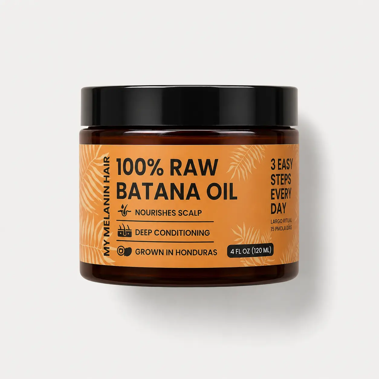 My Melanin Hair 100% Raw Batana Oil Hair & Scalp Butter for Textured Hair, Edges & Deep Conditioning