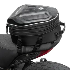 ROCKBROS 35L EVA Hard Shell Motorcycle Tail Bag, Waterproof & Expandable Luggage, Convertible Backpack Seat Pack, Motorcycle Accessories