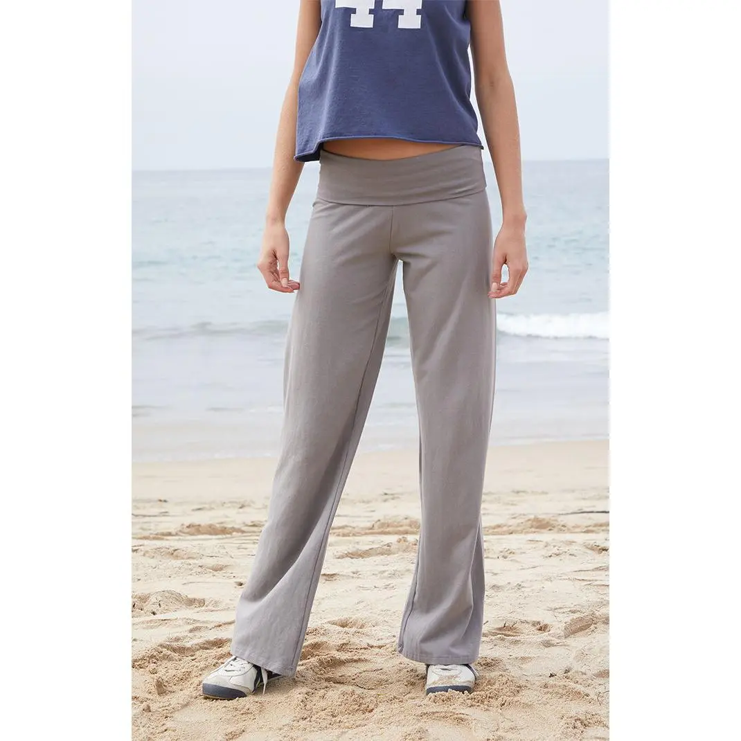 John Galt Women's Gray Priscilla Flare Pants