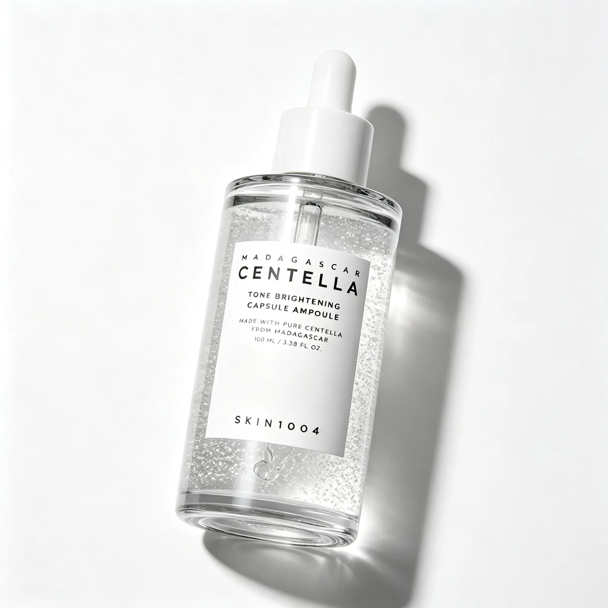SKIN1004 Organic Tone Brightening Capsule Ampoule Toner 100ml - Centella Asiatica Extract, Madecassoside, for Hydrated Radiant Skin, Repair & Glow