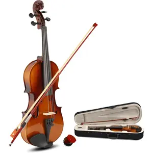 Violin 1/2 Size for Beginners, Set for Kids with Case, Rosin, Bow & Manual, Quarter Acoustic Violin fiddle for Beginners