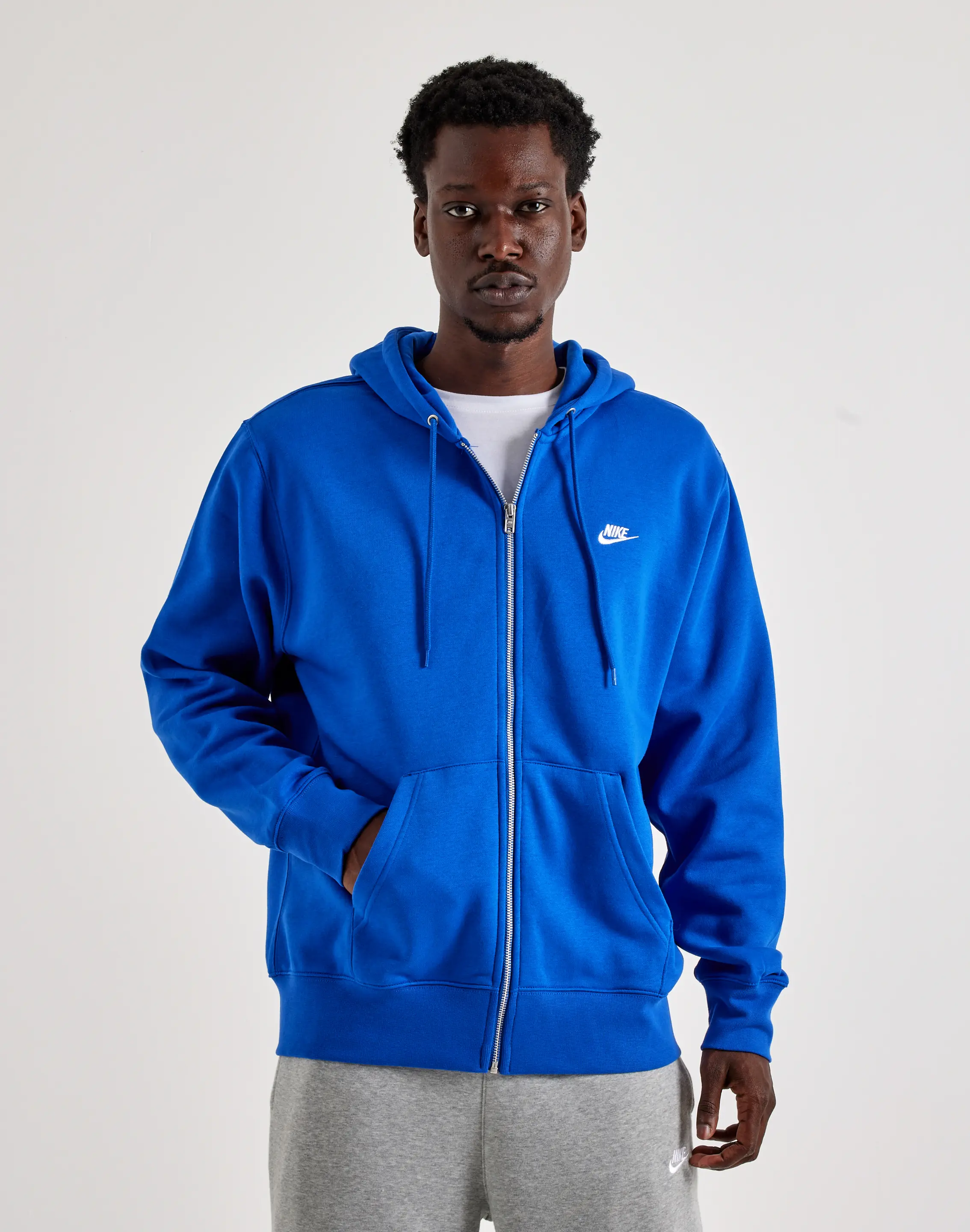 Mens Nike Club Fleece Full-Zip Hoodie Mens Nike Club Fleece Full-Zip Hoodie