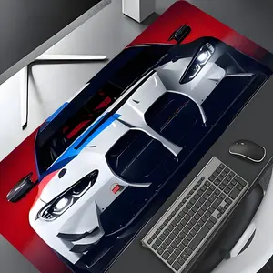 Colorful Racing Sport Car Design Large Gaming Mouse Pad, Mousepad, Washable Non-Slip Lock Edge Multi-Size Suitable For Home Office, Good Gift for Family and Friends