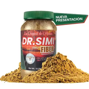 Dr. Simi Daily Fiber Powder 300g - Natural Fiber Blend with Wheat Bran Maguey & Cocoa - Original Mexican Product for Digestive Health & Smoothies Edible natural dietary magnesium complex