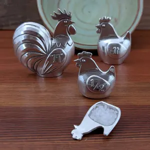 Chicken Measuring Spoons – Rooster & Hens