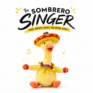 Talking duck Toy, Repeats Voice,Singing Plush Toy, Funny Kids Gift Toy teddy bear huggy wuggy poopsie surprise