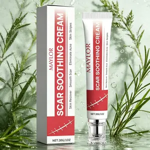 MAYLOR Scar Soothing Cream 30g – Eliminates Acne Scars & Keloids – Smooths & Fades Old & New Scars – Skin Recovery for Face & Body