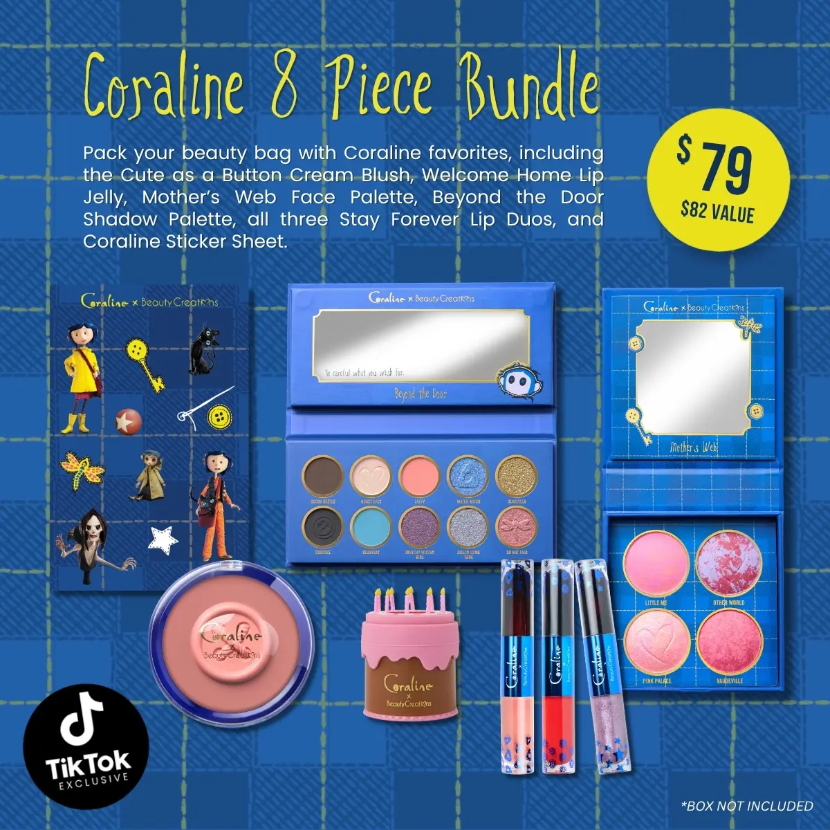 Coraline 8 piece Bundle