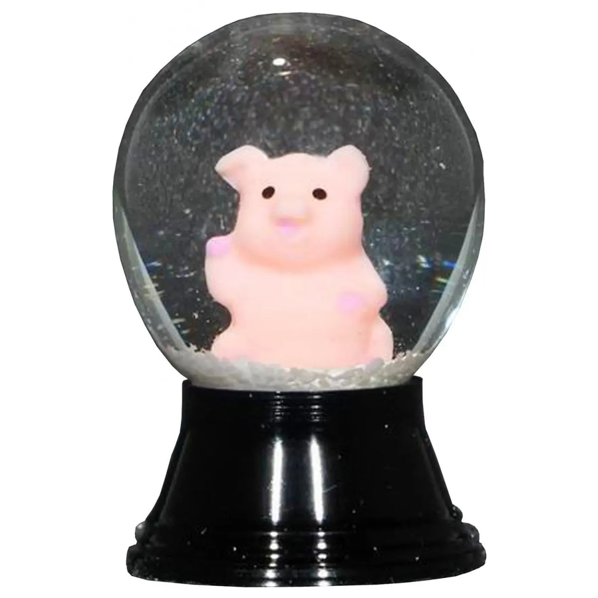 212 MAIN PR1157 Model 25mm Perzy Snowglobe - Mini Piggy Ornaments Decoration, Decorative Figurines for Home Festive Use