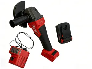 Milwaukee 125mm Brushless Angle Grinder, Cordless High Power Polishing Cutting Grinder For Metal Wood Grinding