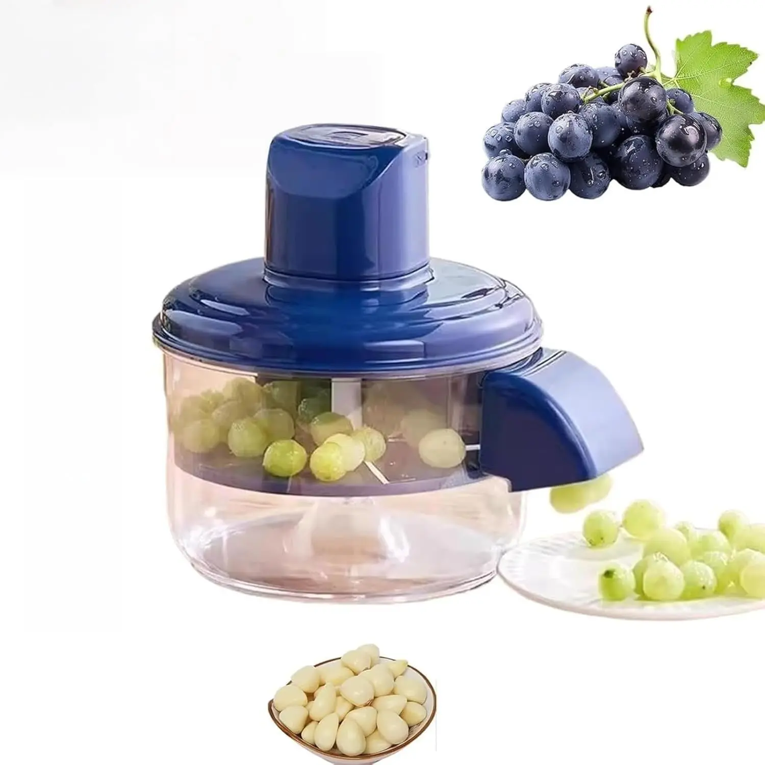 JINGRUIAI Automatic Electric Peeler Machine - 3-In-1 Portable Peeling Utensils with Detachable [Function] Blade, Quick Safe Kitchen Helper for Potatoes, Garlic