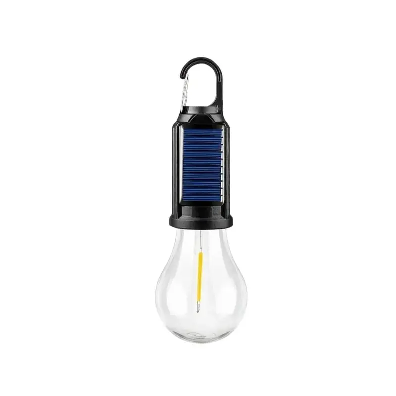 1/2/4 PCS Rechargeable Solar LED Light Bulbs with Waterproof Clip Hook, Solar Outdoor Lights, Portable Camping Gear for Hiking & Emergency Use