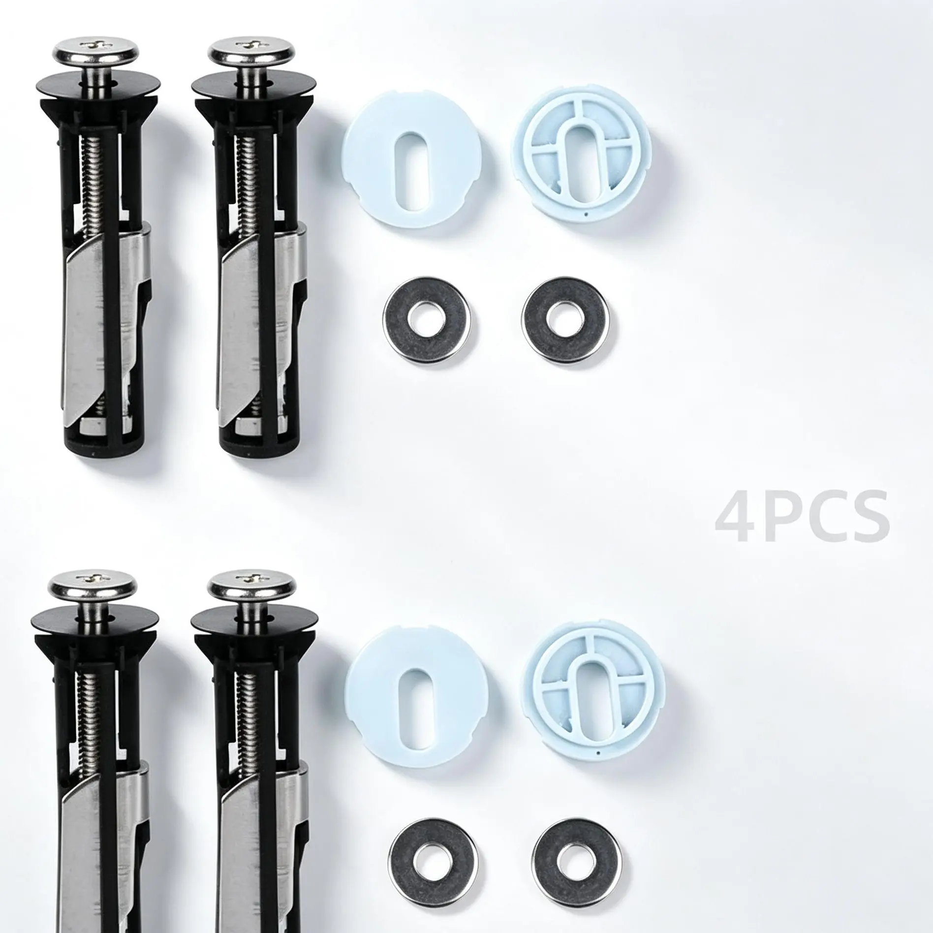 Easy-Install Toilet Seat Screws and Bolts Hardware Kit - Quick Release Universal Replacement Parts for Home Use, Addresses Common Daily Household WC Lid Maintenance & Repair Problems